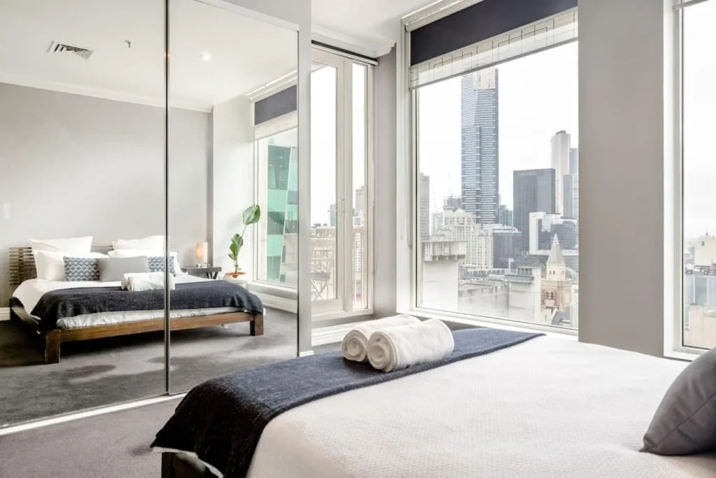 Bedroom at Bright Luxury Penthouse with Amazing Views